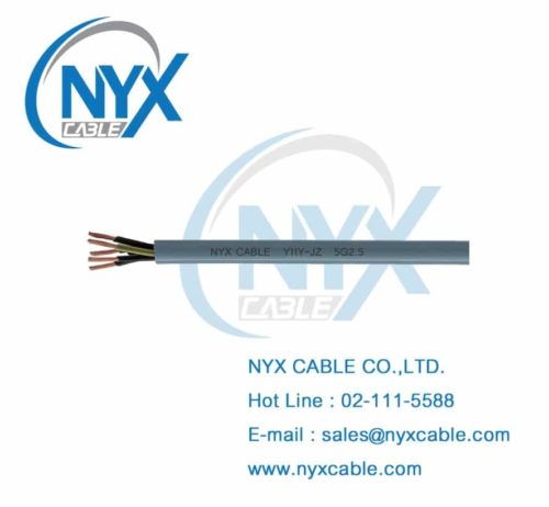 Yc11Y-Jz : สายไฟทนน้ำมัน สายไฟทนสารเคมี แบบมีชีลด์ – Nyx Cable